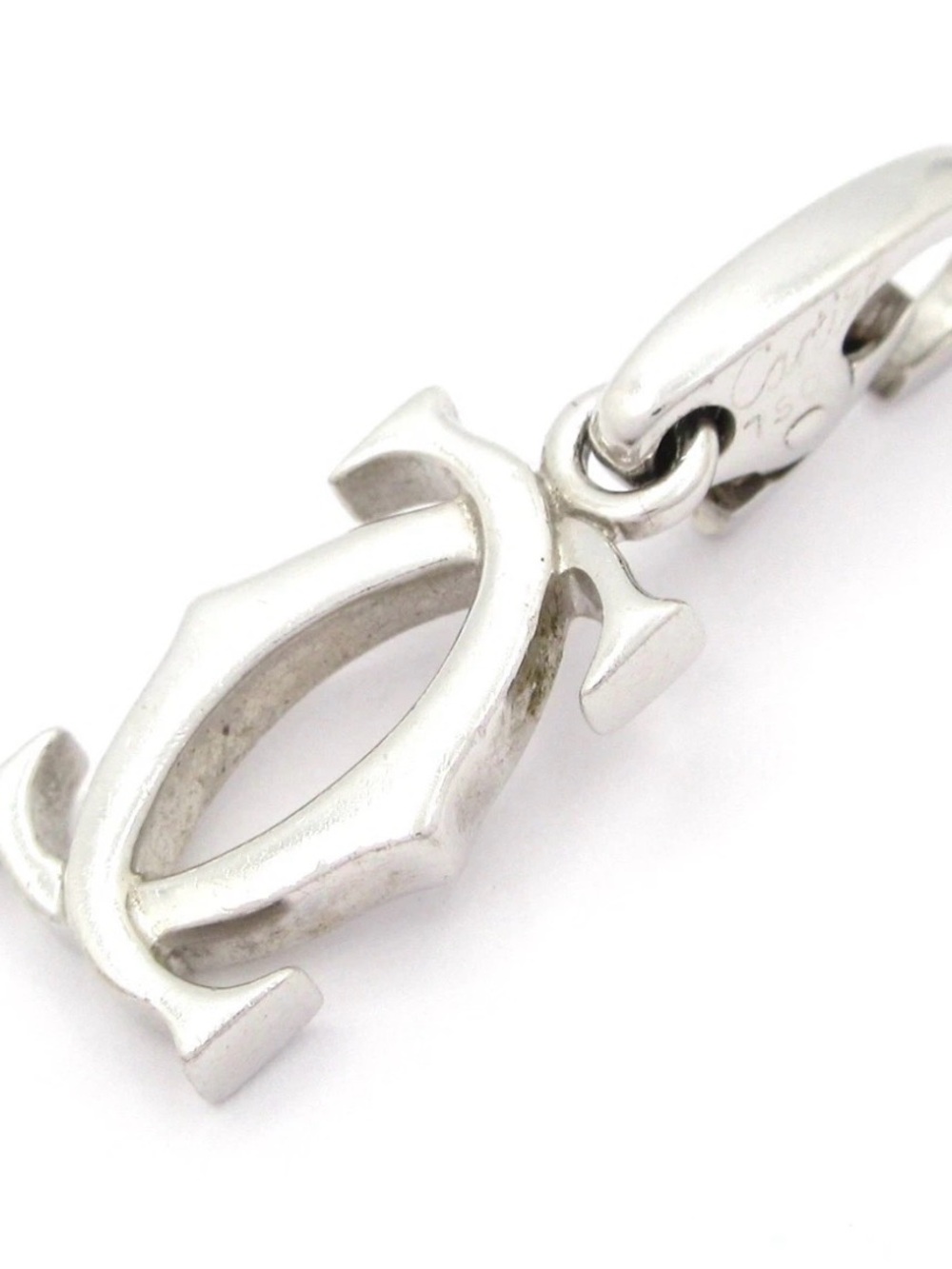 Cartier 2 C Charm
18k White Gold
Excellent Condition